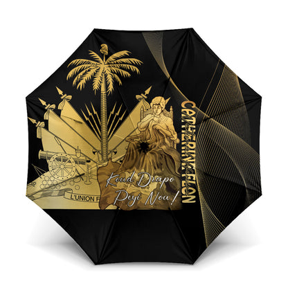 Catherine Flon Haiti Flag Day Umbrella National Heroine Koud Drapo Peyi Nou