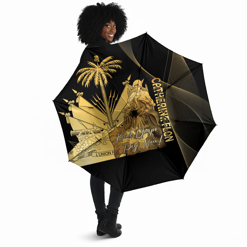 Catherine Flon Haiti Flag Day Umbrella National Heroine Koud Drapo Peyi Nou
