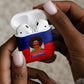 Haiti Flag Day AirPods Case Haitian Women Proud Flag Wave Style