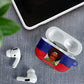 Haiti Flag Day AirPods Case Haitian Women Proud Flag Wave Style