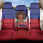Haiti Flag Day Back Car Seat Cover Haitian Women Proud Flag Wave Style