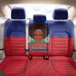 Haiti Flag Day Back Car Seat Cover Haitian Women Proud Flag Wave Style