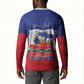 Personalized Haiti Flag Day Button Sweatshirt Haitian Women Proud Flag Wave Style