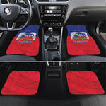 Personalized Haiti Flag Day Car Mats Haitian Women Proud Flag Wave Style