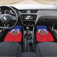 Personalized Haiti Flag Day Car Mats Haitian Women Proud Flag Wave Style