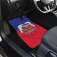 Personalized Haiti Flag Day Car Mats Haitian Women Proud Flag Wave Style