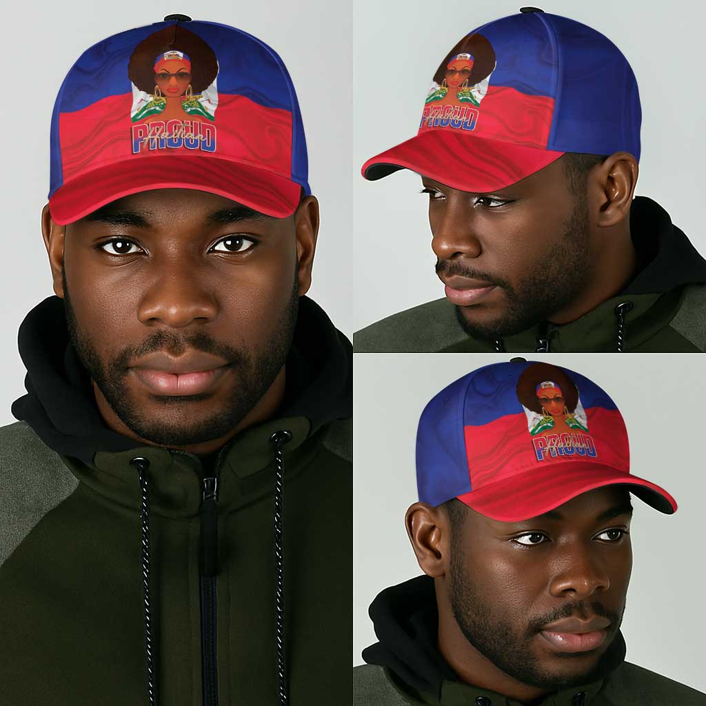 Haiti Flag Day Classic Cap Haitian Women Proud Flag Wave Style