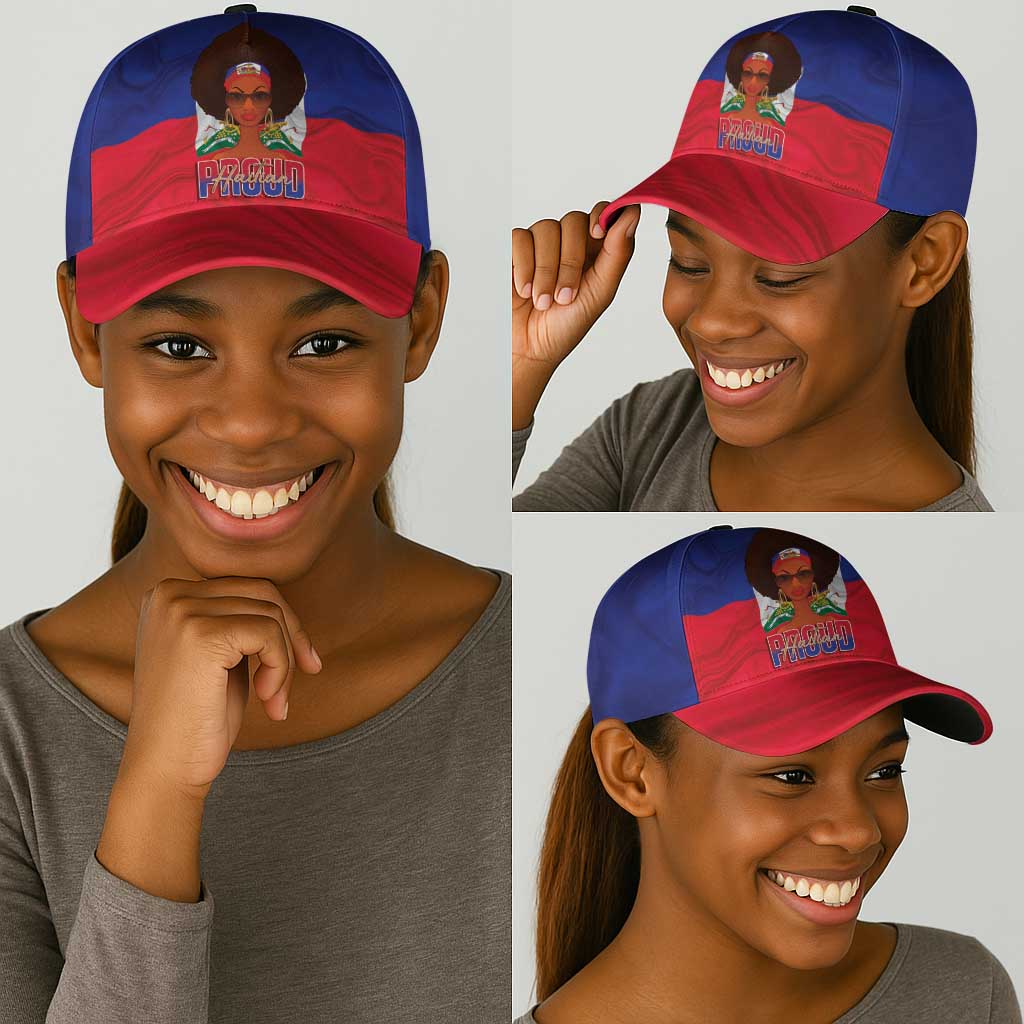 Haiti Flag Day Classic Cap Haitian Women Proud Flag Wave Style