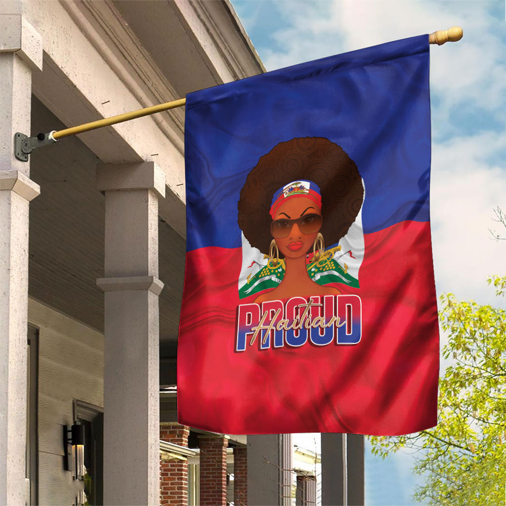 Haiti Flag Day Garden Flag Haitian Women Proud Flag Wave Style