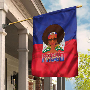 Haiti Flag Day Garden Flag Haitian Women Proud Flag Wave Style