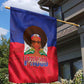 Haiti Flag Day Garden Flag Haitian Women Proud Flag Wave Style
