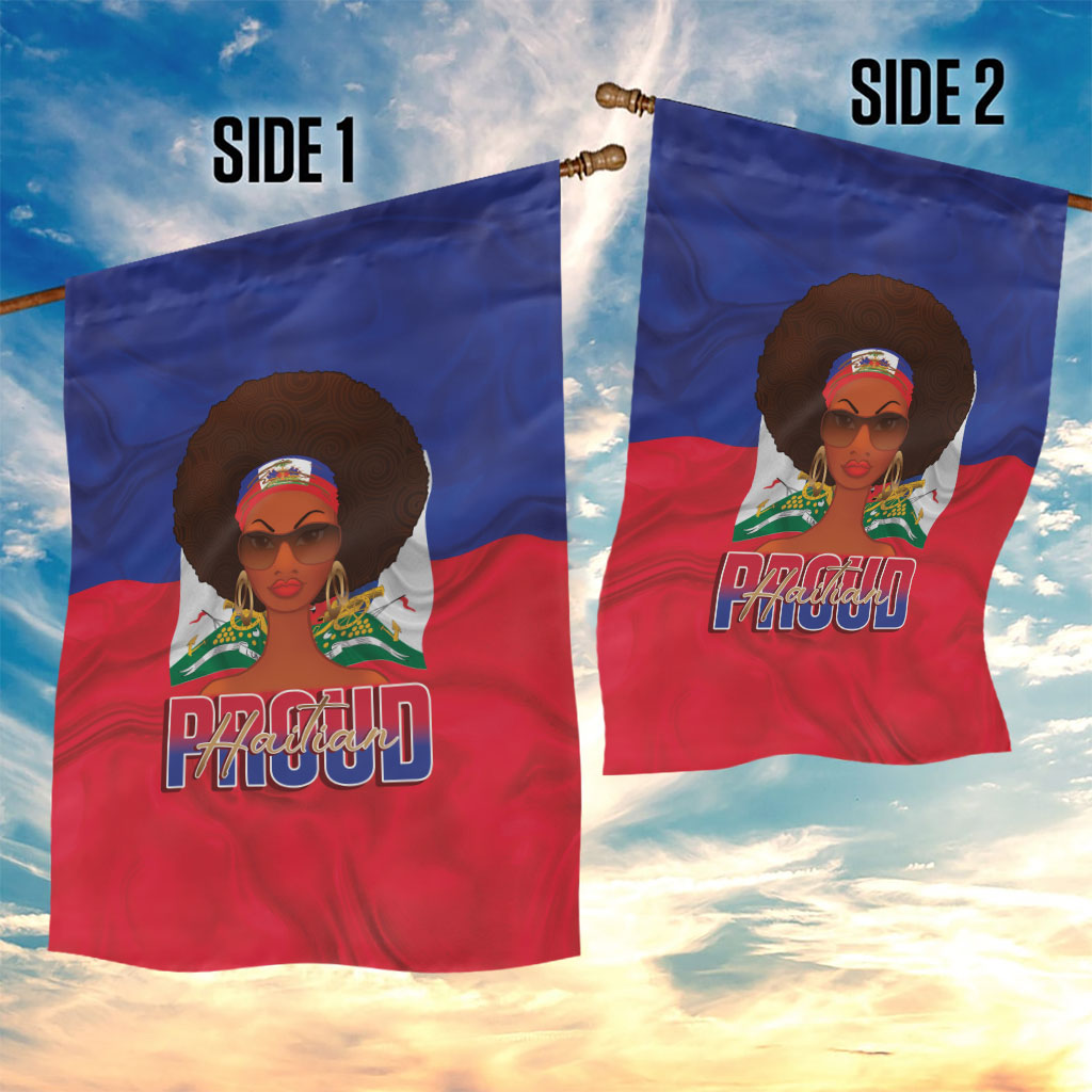 Haiti Flag Day Garden Flag Haitian Women Proud Flag Wave Style