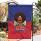 Haiti Flag Day Garden Flag Haitian Women Proud Flag Wave Style