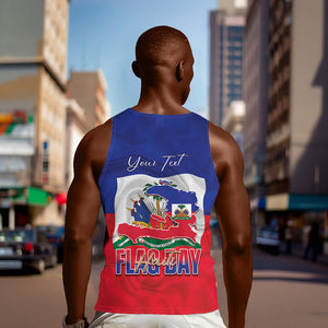 Personalized Haiti Flag Day Men Tank Top Haitian Women Proud Flag Wave Style