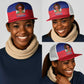 Haiti Flag Day Mesh Trucker Cap Haitian Women Proud Flag Wave Style