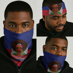 Haiti Flag Day Neck Gaiter Haitian Women Proud Flag Wave Style