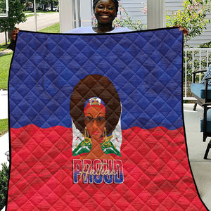 Haiti Flag Day Quilt Haitian Women Proud Flag Wave Style