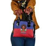 Haiti Flag Day Shoulder Handbag Haitian Women Proud Flag Wave Style