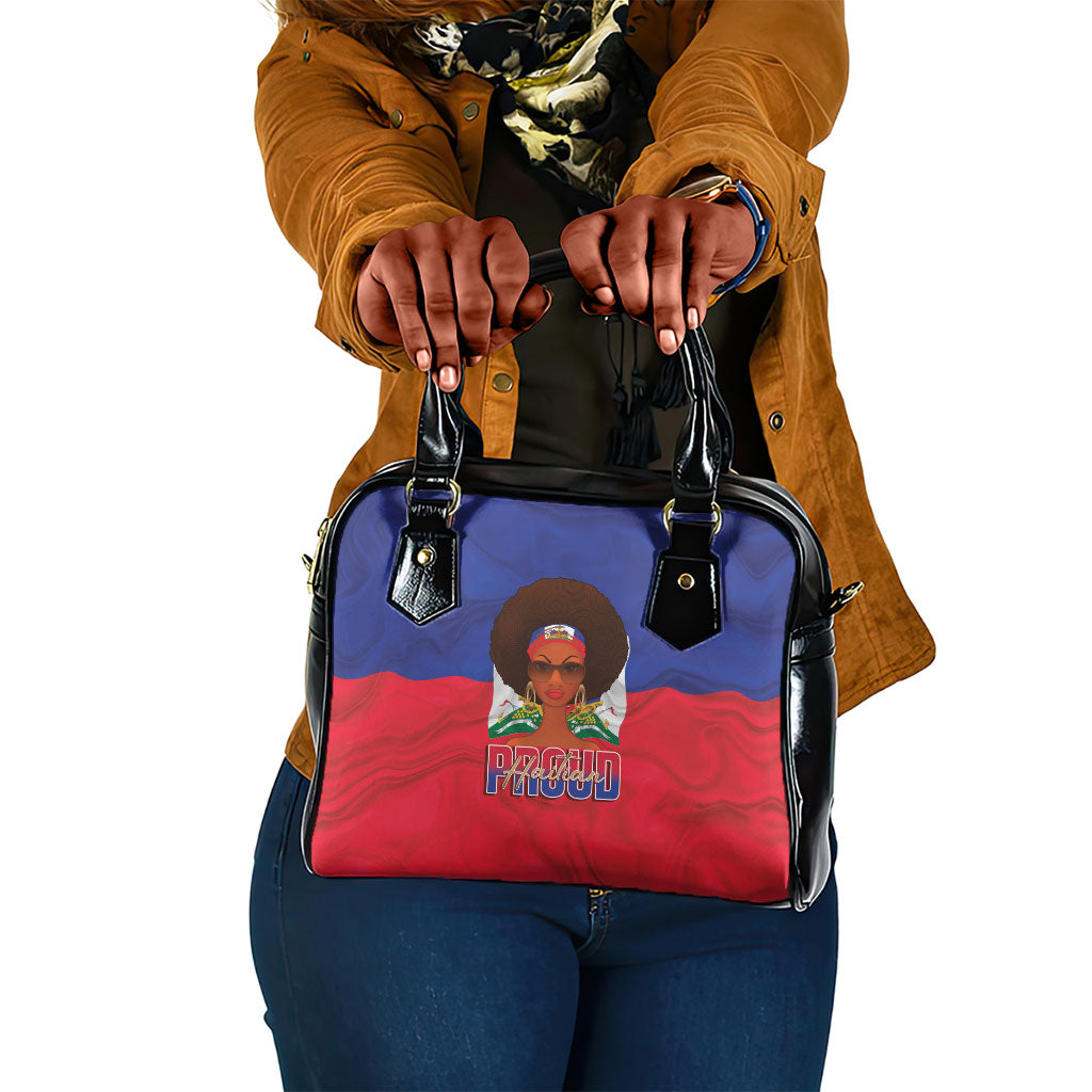 Haiti Flag Day Shoulder Handbag Haitian Women Proud Flag Wave Style