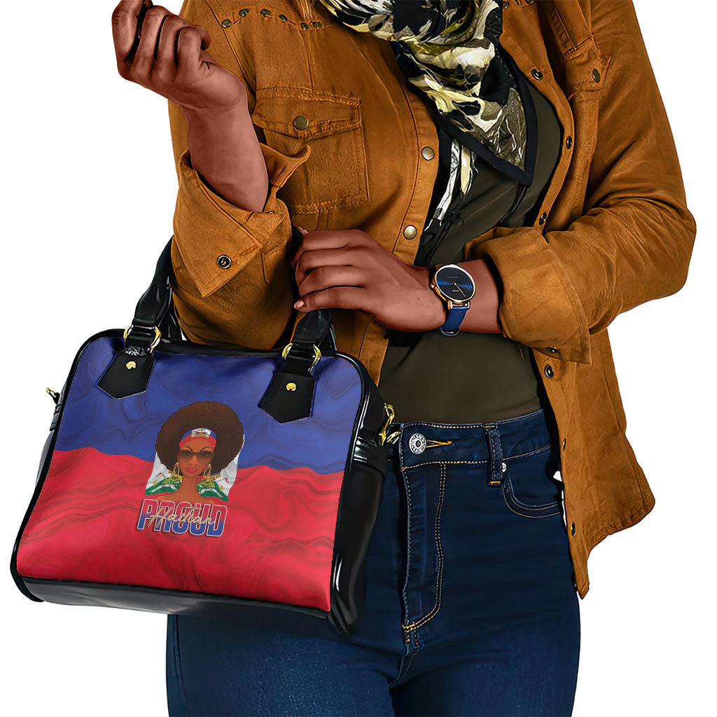Haiti Flag Day Shoulder Handbag Haitian Women Proud Flag Wave Style