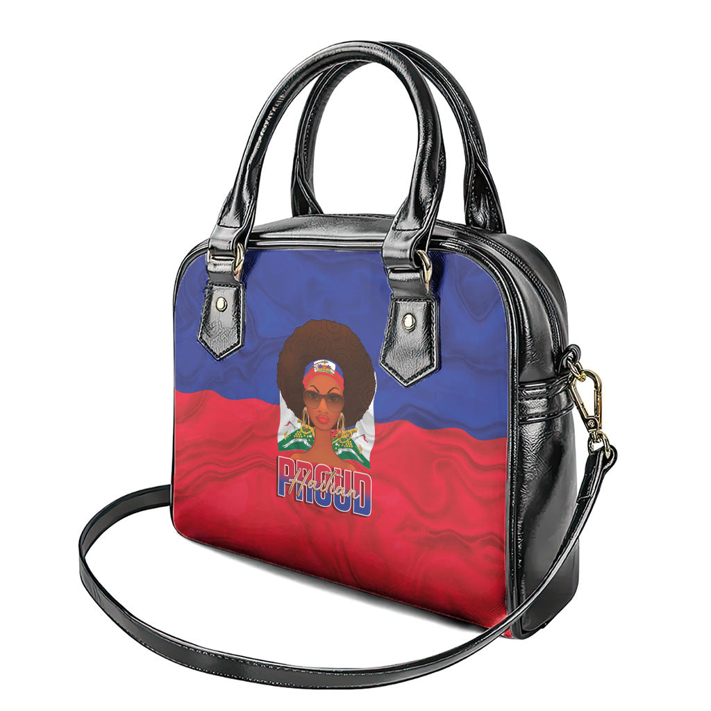 Haiti Flag Day Shoulder Handbag Haitian Women Proud Flag Wave Style