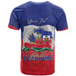 Personalized Haiti Flag Day T shirt Haitian Women Proud Flag Wave Style
