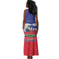 Personalized Haiti Flag Day Tank Maxi Dress Haitian Women Proud Flag Wave Style