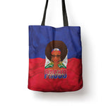 Haiti Flag Day Tote Bag Haitian Women Proud Flag Wave Style