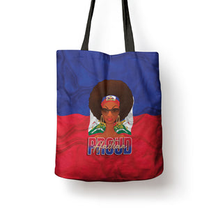 Haiti Flag Day Tote Bag Haitian Women Proud Flag Wave Style