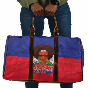 Haiti Flag Day Travel Bag Haitian Women Proud Flag Wave Style