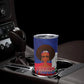 Personalized Haiti Flag Day Tumbler Cup Haitian Women Proud Flag Wave Style
