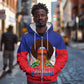 Personalized Haiti Flag Day Zip Hoodie Haitian Women Proud Flag Wave Style