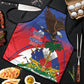 Haiti Flag Day Apron Haitian Blood American Heart Eagle With Flag