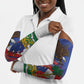 Haiti Flag Day Arm Sleeves Haitian Blood American Heart Eagle With Flag