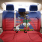 Haiti Flag Day Back Car Seat Cover Haitian Blood American Heart Eagle With Flag