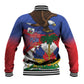 Haiti Flag Day Baseball Jacket Haitian Blood American Heart Eagle With Flag