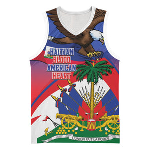 Haiti Flag Day Basketball Jersey Haitian Blood American Heart Eagle With Flag