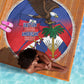 Haiti Flag Day Beach Blanket Haitian Blood American Heart Eagle With Flag