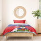 Haiti Flag Day Bedding Set Haitian Blood American Heart Eagle With Flag