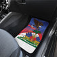 Haiti Flag Day Car Mats Haitian Blood American Heart Eagle With Flag
