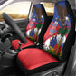 Haiti Flag Day Car Seat Cover Haitian Blood American Heart Eagle With Flag