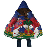 Haiti Flag Day Cloak Haitian Blood American Heart Eagle With Flag