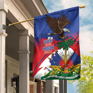 Haiti Flag Day Garden Flag Haitian Blood American Heart Eagle With Flag