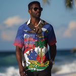 Haiti Flag Day Hawaiian Shirt Haitian Blood American Heart Eagle With Flag