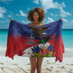 Haiti Flag Day Sarong Haitian Blood American Heart Eagle With Flag