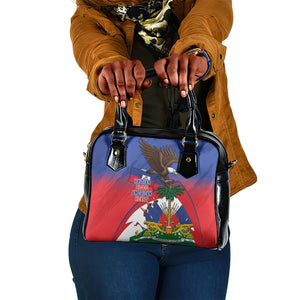 Haiti Flag Day Shoulder Handbag Haitian Blood American Heart Eagle With Flag