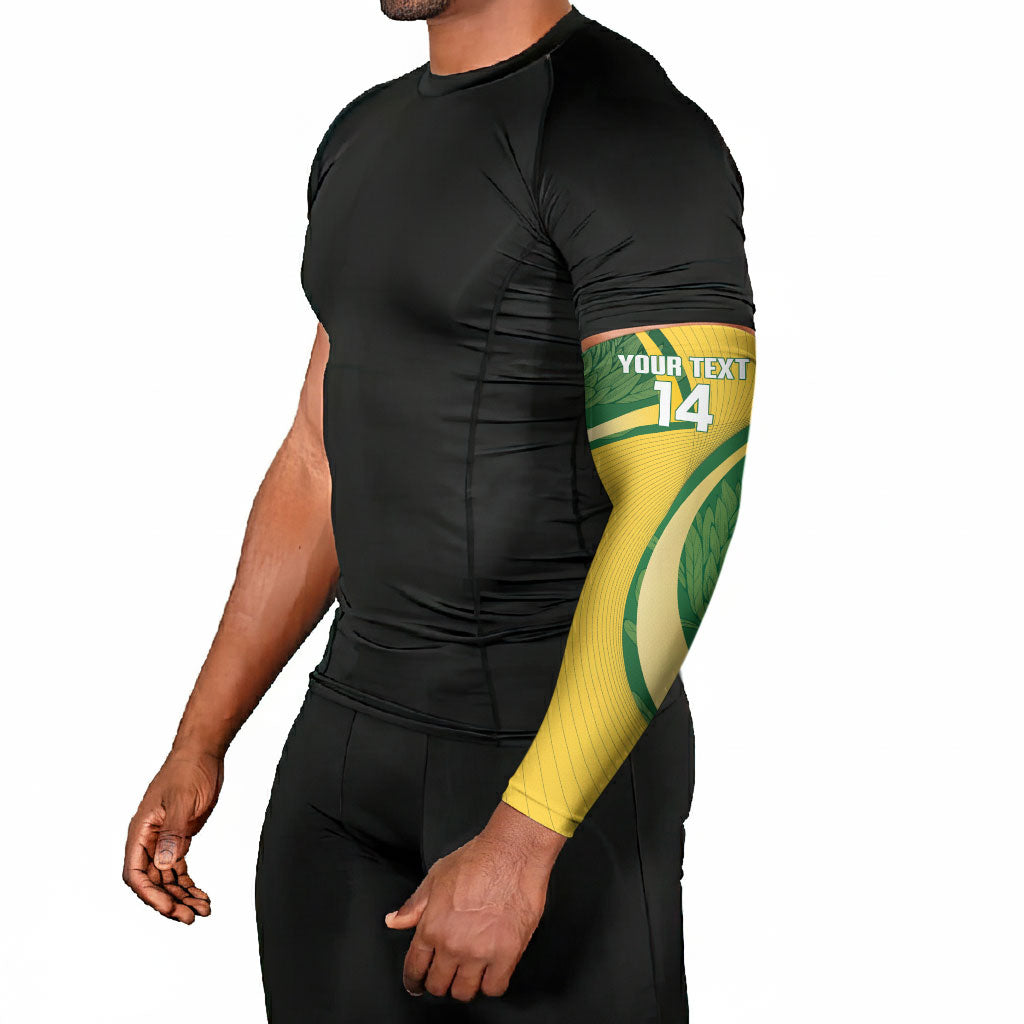 South Africa Rugby Custom Arm Sleeves Come On Springboks Mascot Sporty Style