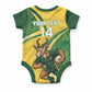 South Africa Rugby Custom Baby Onesie Come On Springboks Mascot Sporty Style