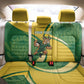 South Africa Rugby Custom Back Car Seat Cover Come On Springboks Mascot Sporty Style