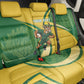 South Africa Rugby Custom Back Car Seat Cover Come On Springboks Mascot Sporty Style